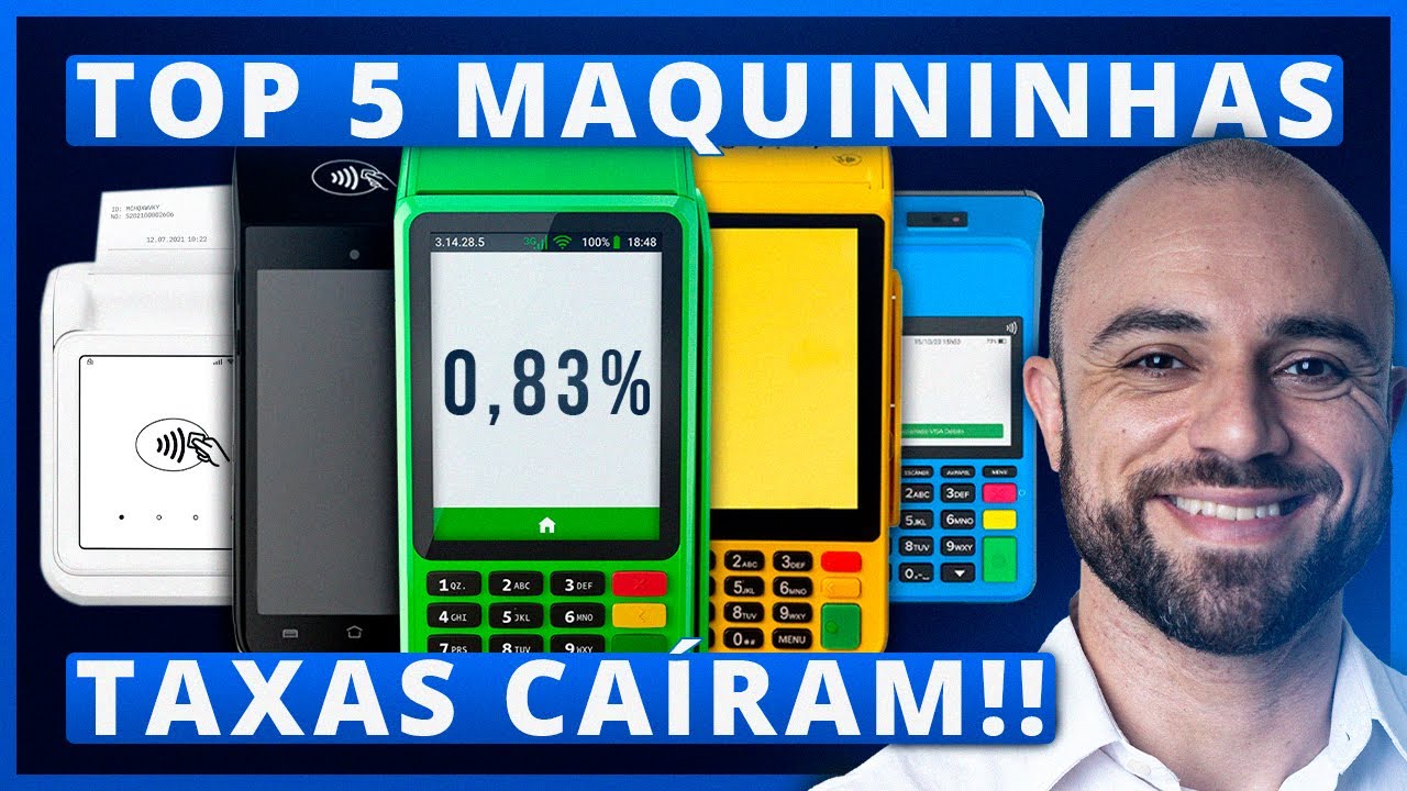 🥇Máquina de Cartão Com MENOR TAXA Para MEI, Autônomo e PJ [ATUALIZADO]