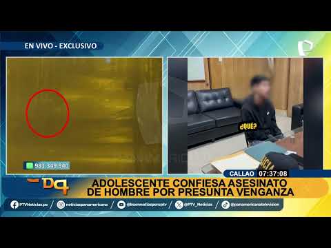 Adolescente confiesa asesinato por una presunta venganza en el Callao (2)