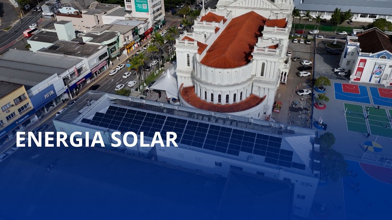 Catedral investe em energia solar rumo ao centenário
