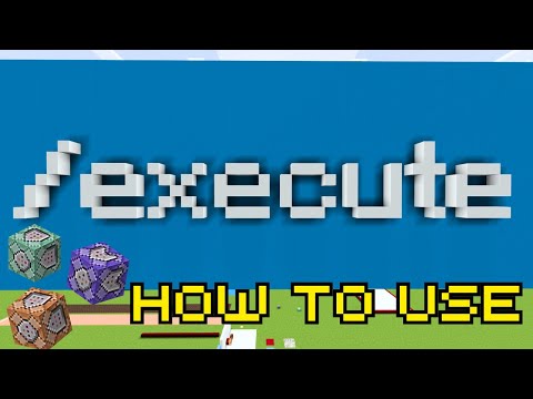 How to use the EXECUTE Command in Minecraft! || 1.20+