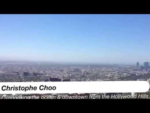 Overlooking the ocean & downtown from the Hollywood Hills