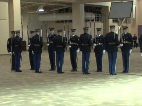 The U.S. Army Drill Team Performs at a Basic Training Graduation at Fort Benning
