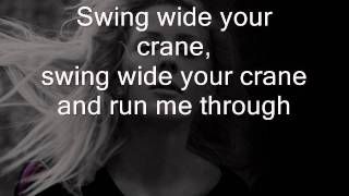 Ellie goulding - The wolves lyrics on screen