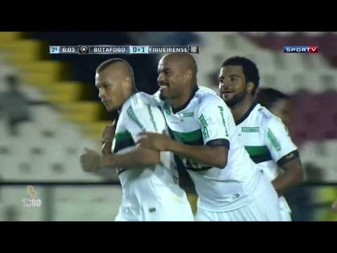 Gol Botafogo 0 x 1 Figueirense - Brasileirão 2014 Série A - Sportv HD