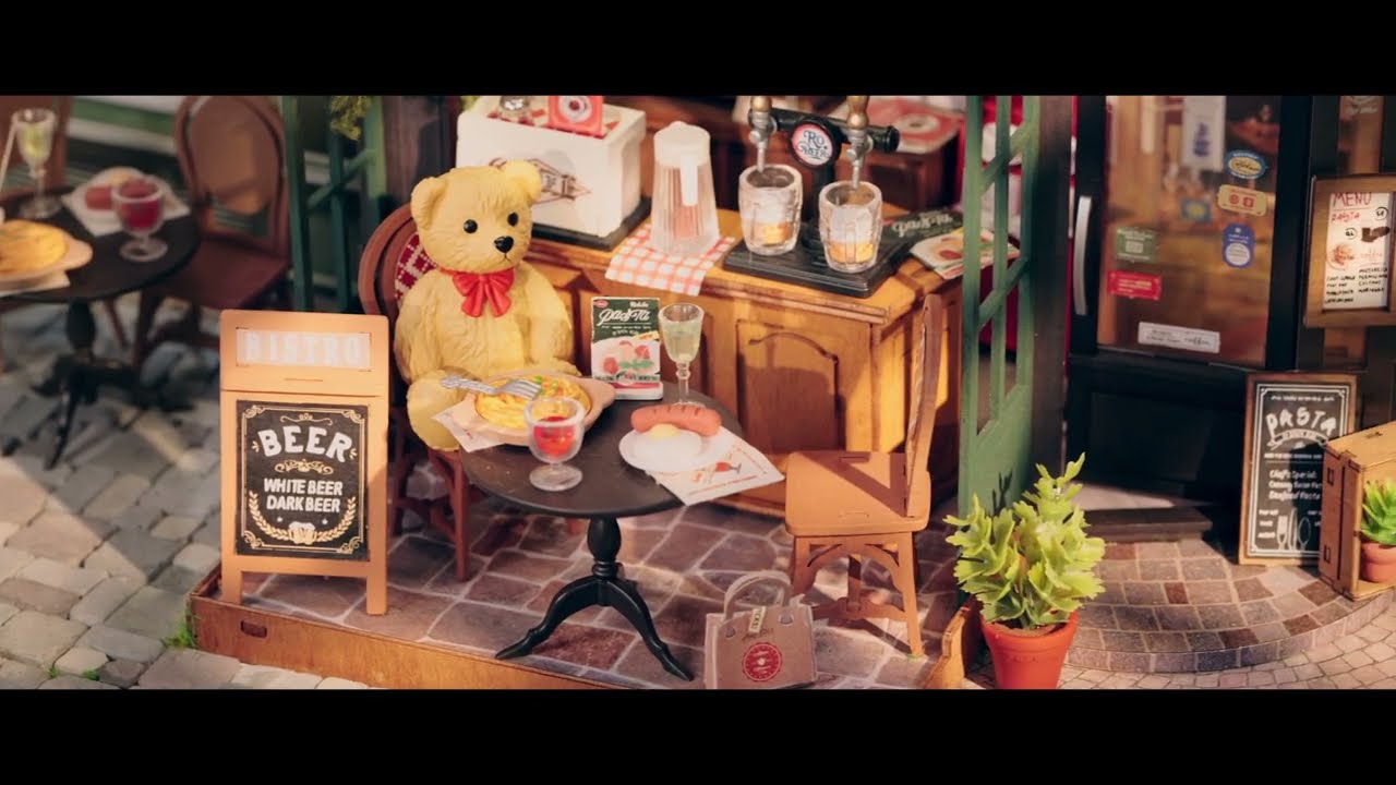 RoboTime Miniatura domečku Útulná restaurace