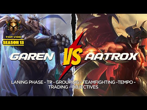 Garen Vs Aatrox | Gold TOP VOD Review Season 13