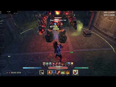 ESO Elsweyr PTS week 4 DPS Comparisons-Stamblade (DW/Bow) 85.6k DPS, no Lava-Foot