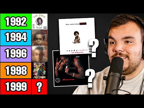 Best Rap Album from Every Year 1990-1999