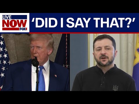 Video | 'Did I say that?': President Trump asked about calling Zelenskyy a 'dictator' | LiveNOW from FOX