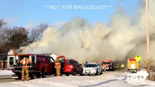 preview picture of video '1-9-15 Clinton, Illinois Motel Fire'