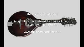 The Boys Of Tandragee - a jig in E Dorian tabbed for mandolin and played by Aidan Crossey