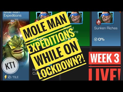 Mole Man Expeditions Week 3! Epic Difficulty! Lock-Down Chill?!