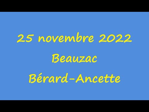 Beauzac 2022 du Cortial haut à Ancette en passant à Bérard
