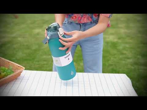 Amazon Gadets BJPKPK Insulated Water Bottles with Straw, 27oz Cute Water Bottle with One-handed