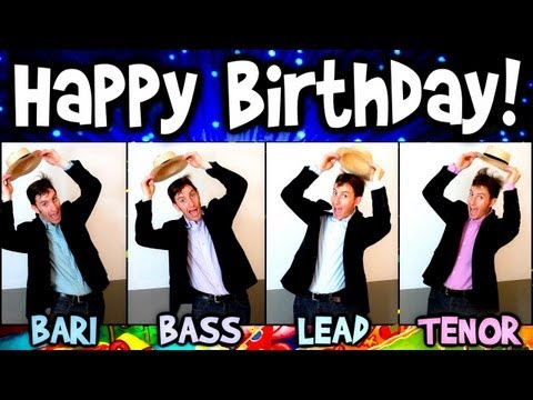 Happy Birthday - A Cappella Barbershop Quartet