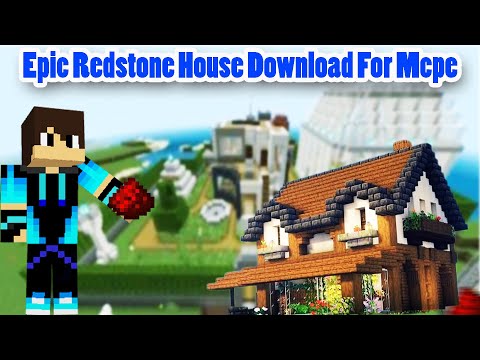 INSANE Redstone House Map Download!! 😱 MCPE