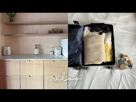 sub l New kitchen, pack with me for Switzerland