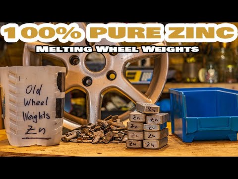 Melting Wheel Weights Into Lead Ingots| ASMR Metal Melting | Trash to Treasure