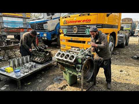 From Block to Fire – The Complete Mercedes V8 RebuildMercedes Engine with basic Tools