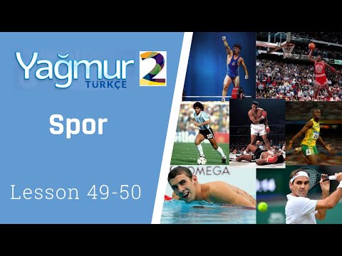 Turkish Elementary Lesson 49 - 50, Sport, Spor