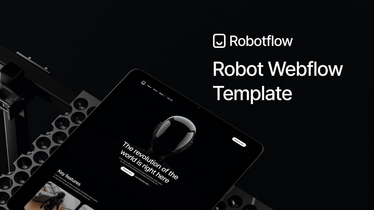 Robotflow - Robot Webflow Template | BRIX Templates