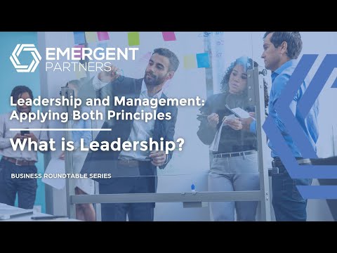 What is the Definition of Leadership? – Leadership & Management: Applying Both Principles