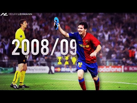 Lionel Messi ● 2008/09 ● Goals, Skills & Assists