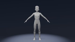 Stylized Human Body Base Mesh video thumbnail