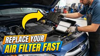 How to Replace An Engine Air Filter in Minutes?🚗(Save Money)