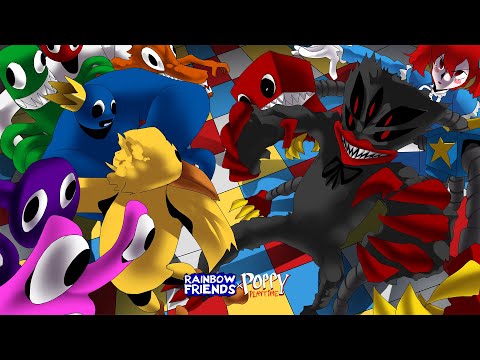 Rainbow friends vs Poppy Playtime vs DOORS Part 15 │FNF Friends To Your End but Poppy Playtime