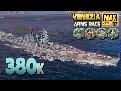 Cruiser Venezia: "Mamma mia", that was close - World of Warships