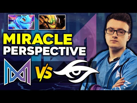 Miracle back to Mid for Team Nigma - M-GOD Player Perspective vs Team Secret