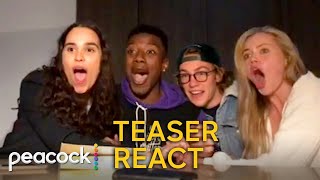 One of Us Is Lying Cast Reacts to Official Teaser | Peacock Original video