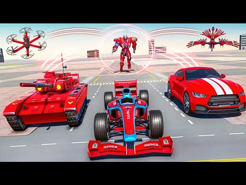 Mech Robot Wars Battle Games 2022: Bee Robot Car Multi Transformation | Android Gameplay