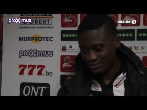 Chris Bédia après R.Charleroi S.C - Club Brugge KV