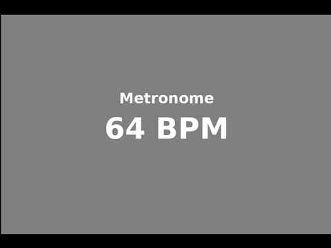 Metronome - 64 BPM - 4/4