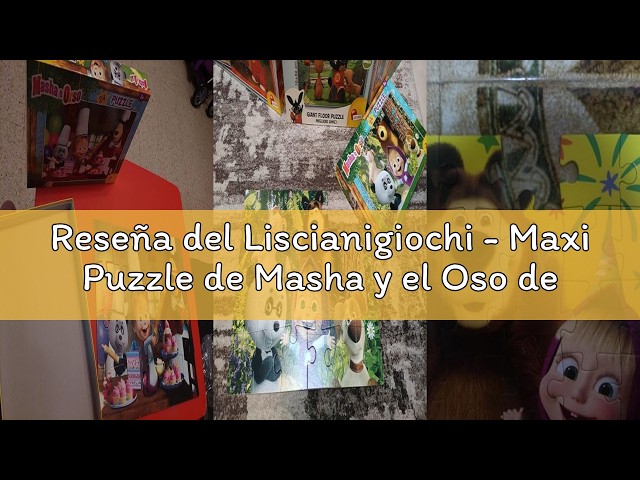 Vídeo relacionado con Lisciani - Puzzle Masha y el Oso - 86061 - Puzzle Doble Cara 24 Piezas - Reverso para Colorear - Juego de Reflexión y Paciencia - Juego Educativo - Para Niños a Partir de 3 Años