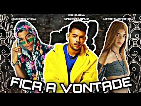 MC GLEIDINHO, AFRODITTA LOOVEE  Feat.  PEDRO SAMPAIO - FICA A VONTADE  ( Remix )