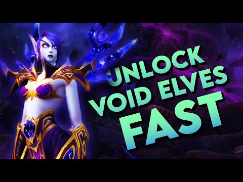 FASTEST WAY TO UNLOCK VOID ELVES | World of Warcraft Shadowlands Allied Race Unlock Guide