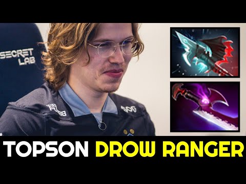 TOPSON Drow Ranger with Fast Blink Dagger Build — Mid vs INYOURDREAM 7.32c Dota 2