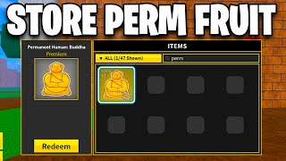 How to store permanent fruits (to use it later or trade it) - Blox Fruits