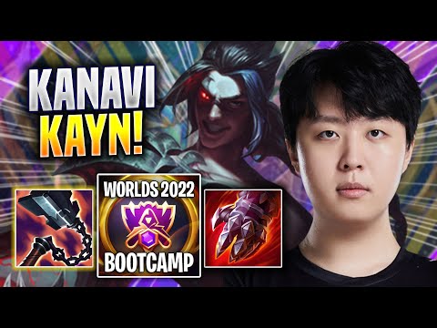 KANAVI IS A BEAST WITH KAYN! - JDG Kanavi Plays Kayn JUNGLE vs Bel'veth! | Bootcamp 2022