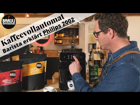 Mr. Baruli testet Kaffeevollautomaten - Philips 2002