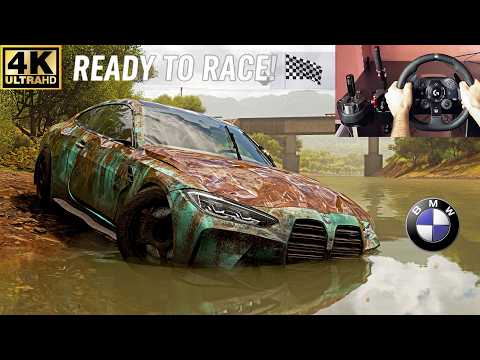 RESTORED & RACED VS SUPERCARS BMW M4 Competition G82  | Forza Horizon 5  Steering Wheel Gameplay