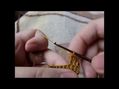 Maranta i szydełko - oczka zwrotne