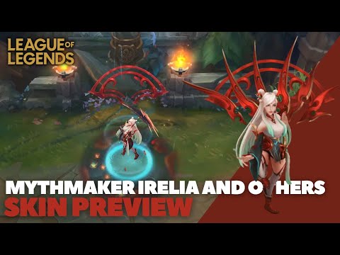 New Skins | Mythmaker Irelia, Galio, Zyra, Garen, Sivir | Malp, Tresh, Ashe, Qiyana and Kha'Zix