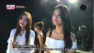 AOA SeolJeong 혜정 &amp; 설현 Moment #08 - &quot;We would be dark chocolate&quot;