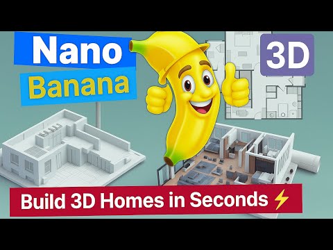 Turn Floor Plans Into 3D Homes Instantly | Nano Banana Tutorial