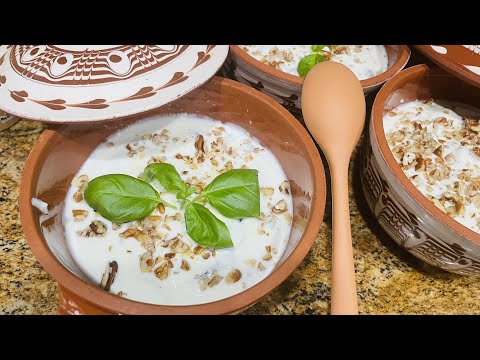 Taratur / Tarator delicious / Summer appetizer / tzatziki