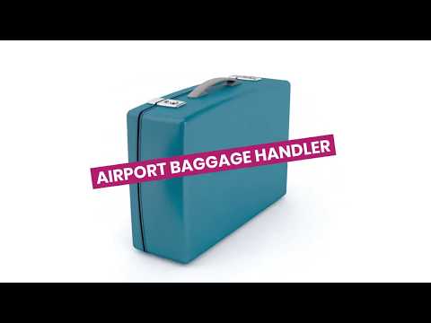 Airport baggage handler video 3